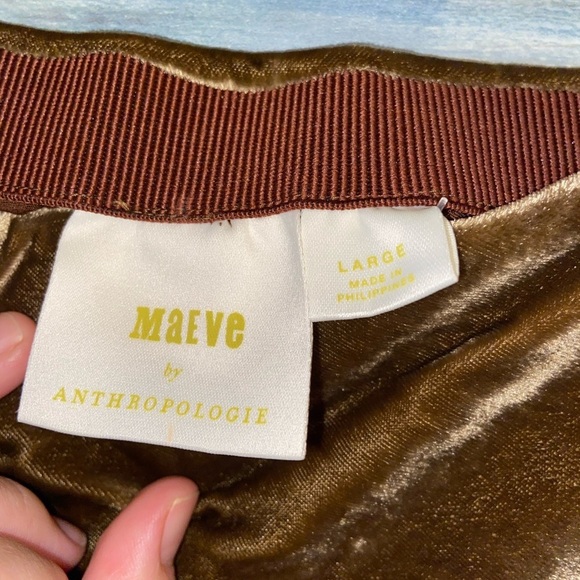 Anthropologie kelly velvet size large midi skirt - Picture 8 of 8